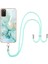 Samsung Galaxy A03S Mermer Anti-Scratch Yumuşak Crossbody Kordon Için Kılıf (Yurt Dışından) 1