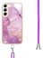 Samsung Galaxy S22 5g Için Crossbody Kordon Askısı Tampon Mermer Yumuşak (Yurt Dışından) 2