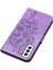 Samsung Galaxy S22 5g Kabartma Kelebek Premium Deri Flip Case (Yurt Dışından) 3