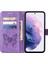 Samsung Galaxy S22 5g Kabartma Kelebek Premium Deri Flip Case (Yurt Dışından) 4