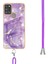 Samsung Galaxy A21S Anti-Scratch Yumuşak Mermer Crossbody Kordon Için Kılıf (Yurt Dışından) 1