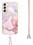 Samsung Galaxy S22 5g Için Crossbody Kordon Askısı Tampon Mermer Yumuşak (Yurt Dışından) 3