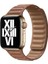 ​​​watch Ultra 49MM Kordon Uyumlu Krd-34 Deri Strap Kayış Blt Kırmızı 4