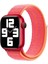 Watch Ultra 49MM Kordon Uyumlu Krd-03 Hasır Strap Kayış App Stripe Red 1