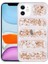 iPhone 11 - Uyumlu Kamera Korumalı Simli Airbag'li Appfube Dalga Kapak-Gold 1