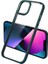 iPhone 12 Pro Max - Uyumlu Appfube Krom Kapak-Koyu Yeşil 1