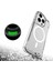 iPhone 15 Pro Max - Uyumlu Appfube Magsafe Şarj Özellikli T-Max Magsafe Kapak-Renksiz 5