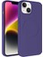 iPhone 14 Plus - Uyumlu Magsafe Wireless Şarj Özellikli Pastel Renk Silikon Appfube Plas Kapak-Lavendery Gray 3