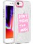 iPhone 8 - Uyumlu Mermer Desenli Appfube Marbello Kapak-Pembe 1