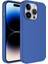 iPhone 14 Pro Max - Uyumlu Magsafe Wireless Şarj Özellikli Pastel Renk Silikon Appfube Plas Kapak-Mavi 1
