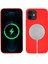 iPhone 12 Mini - Uyumlu Appfube Silksafe Wireless Kapak-Mavi 5