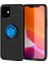iPhone 12 Mini - Uyumlu Appfube Ravel Silikon Kapak-Siyah-Kırmızı 4