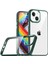 iPhone 14 Plus - Uyumlu Appfube Flora Kapak-Yeşil 1