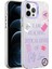 iPhone 12 Pro Max - Uyumlu Mermer Desenli Appfube Marbello Kapak-Mor 1