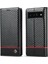 Google Piksel 6 Pro Manyetik Karbon Fiber Deri Folio Flip Için Kılıf (Yurt Dışından) 1