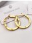 Cartier Halka Gold Çelik Küpe 1