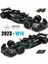 1/43 Bburago 1:43 Mercedes-Amg Petronas F1 Takımı W14 2023 44 # Lewis Hamilton F1 63 # George Russell Alaşım Araba Döküm Modeli Koleksiyonu Hediye (W14 63 #) (Yurt Dışından) 2