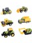 Mini Inşaat Kamyonu Oyuncakları, Küçük Inşaat Oyuncakları 6 Adet Döküm Inşaat Araçları Traktör Oyuncakları Kum Araç Playset Forklift Silindir Damperli Kamyon Traktör Ekskavatör Bul (Yurt Dışından) 2
