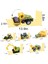 Mini Inşaat Kamyonu Oyuncakları, Küçük Inşaat Oyuncakları 6 Adet Döküm Inşaat Araçları Traktör Oyuncakları Kum Araç Playset Forklift Silindir Damperli Kamyon Traktör Ekskavatör Bul (Yurt Dışından) 3