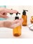BROWN-100ML-100/200/300 ml Banyo Taşınabilir Sabunluklar Losyon Şampuan Duş Jeli Tutucu Sabunluk Boş Banyo Pompası Şişe Ev (Yurt Dışından) 4