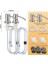 Gümüş B Seti 2pcs-2pcs Paslanmaz Çelik Sıvı Sabunluk Pompası Mutfak Lavabo El Basınçlı Sıvı Dispenseri Mutfak Donanım Aksesuarları (Yurt Dışından) 1