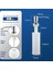Gümüş Bir Set-Mutfak Lavabo Sıvı Sabunluk Pompası Paslanmaz Çelik 500 ml Sıvı Sabun Şişesi Lavabo Dağı El Basınçlı Sabunluk Şişesi (Yurt Dışından) 1