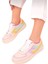 Sneaker Kadın Spor Ayakkabı BEJ - PEMBE 2
