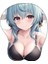 High Quality ShoeBag Happy World Shopping Genshin Yaratıcı 3D Silikon Mousepad Bilek Desteği Mouse Pad Anime Oyunu Bilek Dinlenme Fare Mat (Yurt Dışından) 1