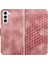 Samsung Galaxy S21 Manyetik Kart Tutucu Flip Iş Geometrik Için Kılıf (Yurt Dışından) 1