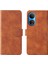Kart Tutucu Kickstand Deri Folio Flip Case ile Onur X7 Için Kılıf (Yurt Dışından) 1