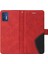 Motorola Moto G9 Artı Iki Renkli Dikiş Pu Deri Flip Folio Için Kılıf (Yurt Dışından) 2