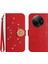 Xiaomi Redmi A3 Darbeye Tpu Kabuk Pu Deri Kapak Çevirin Kart (Yurt Dışından) 1