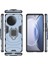 Vıvo X90 5g Için Kılıf 360 &deg; Dönen Halka Darbeye Kapak Kickstand Askeri (Yurt Dışından) 4