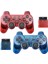 Mavi-Sony Ps2 Kablosuz Denetleyici Gamepad Için Playstation 2 Joystick Konsolu Için Ps2 Için Sony Ps1 Şeffaf Renk (Yurt Dışından) 3