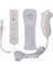 Beyaz-Kablosuz Gamepad Uzaktan Kumanda + Nunchuck 2 In 1 Nintendo Wii Denetleyici Joystick Silikon Kılıf (Yurt Dışından) 1