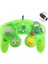Şeffaf Kırmızı-Şeffaf Renkli Kablolu Gamepad Denetleyici Joypad, Ngc Joystick Için Gamecube Pc Için Tek Noktalı (Yurt Dışından) 3