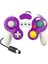 Ngc Gamecubes El Joystick'i Için Üç Düğmeli Gamecubes Denetleyicisi Için Mavi Kablolu Gamepad (Yurt Dışından) 2
