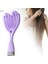 Dolaşık Açıcı Saç Fırçası Kaymaz Saplı Rahat Aksesuar Çok Amaçlı Esnek Içi Boş Menekşe (Yurt Dışından) 5