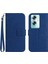 Kart Yuvaları Tutucu Lüks Pu Flip ile Oppo RENO11 F Kısa Kayış Için Kılıf (Yurt Dışından) 1