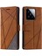 Xiaomi 14 Pu Deri Manyetik Kart Tutucu Için Kickstand Cüzdan Flip (Yurt Dışından) 1