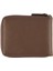 Erkek Cüzdan Yan Fermuarlı Kahve C258-02 2