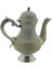 Parlak Taş Işlemeli Gümüş Renk Dekoratif Demlik (21.5CMX21CM) 1