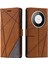 Huawei Mate 60 Için Kılıf Darbeye Kart Tutucu Kickstand Pu Deri Cüzdan (Yurt Dışından) 1