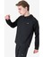 Erkek Fermuarlı Kapüşonlu Sweatshirt 24B-1115-23N 2