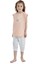 Kız Çocuk Pijama Takımı 51347 - Somon 1