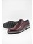 E606 Erkek Rugan Ayakkabı - Bordo 5