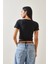 Siyah Bağcıklı T-Shirt 5YXK1-48289-02 5