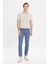 ALTINYILDIZ CLASSICS Erkek Petrol Slim Fit Dar Kesim 5 Cep Armürlü Esnek Pantolon 1