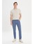 ALTINYILDIZ CLASSICS Erkek Petrol Slim Fit Dar Kesim 5 Cep Armürlü Esnek Pantolon 2