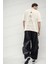 Erkek The Moon Beyaz Bisiklet Yaka Oversize Salas T-Shirt 2